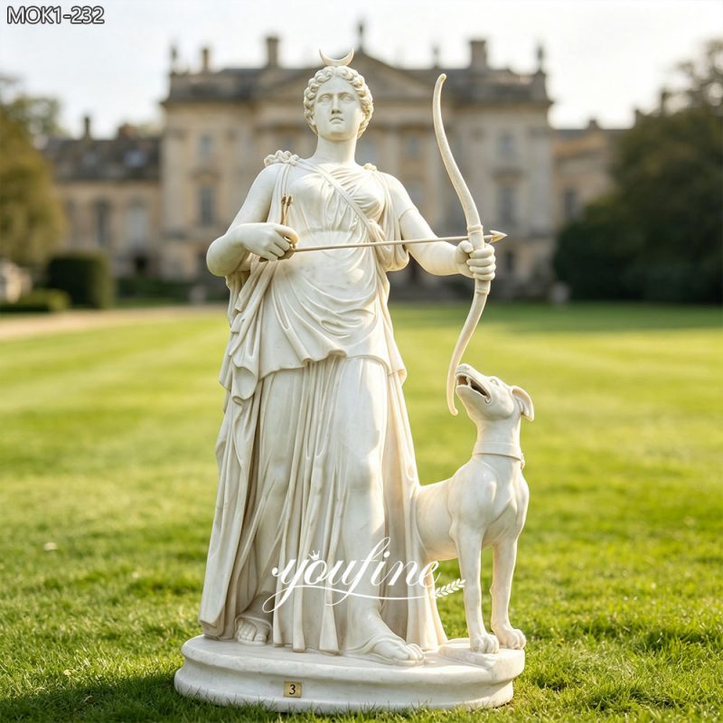 Roman Marble Statue of Artemis
