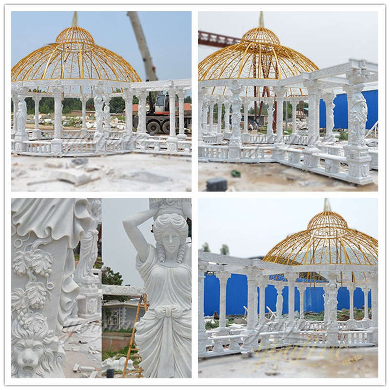 Top 9 Popular Large Marble Gazebo for Outdoor Park