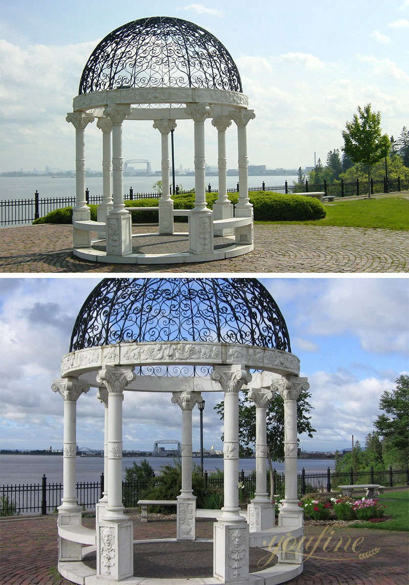 Top 9 Popular Large Marble Gazebo for Outdoor Park