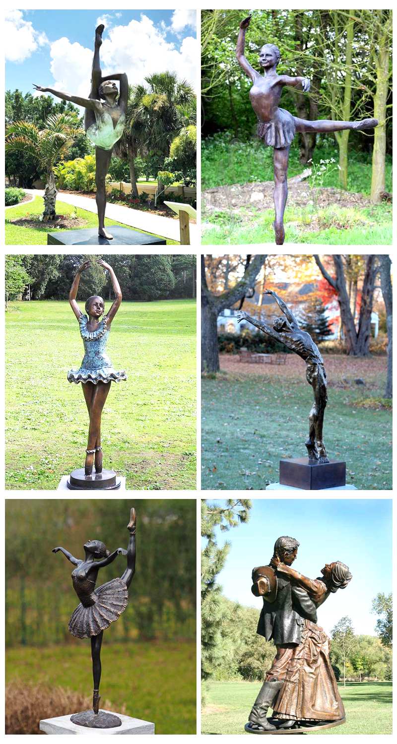 YouFine bronze dance Sculpture