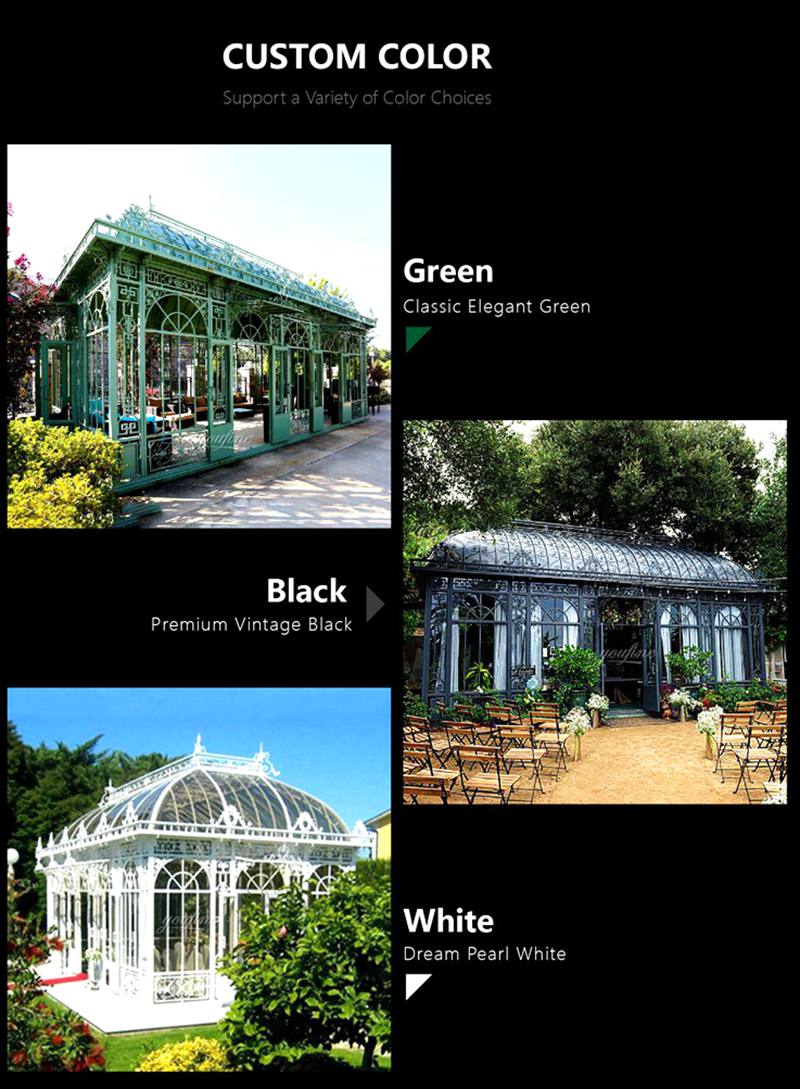 YouFine wrought iron conservatory Designs