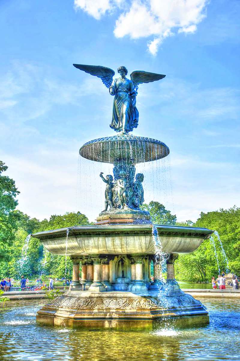 bronze Bethesda Terrace Fountain