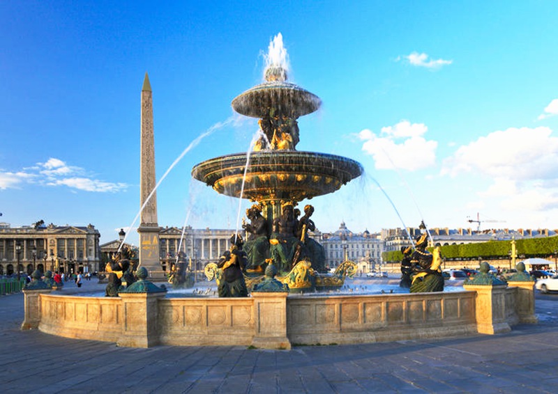 bronze Fontaine Des Fleuves