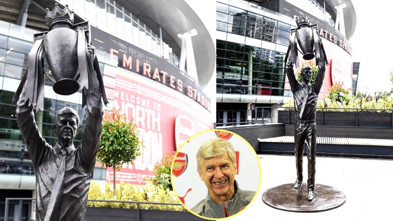 bronze Wenger Statue