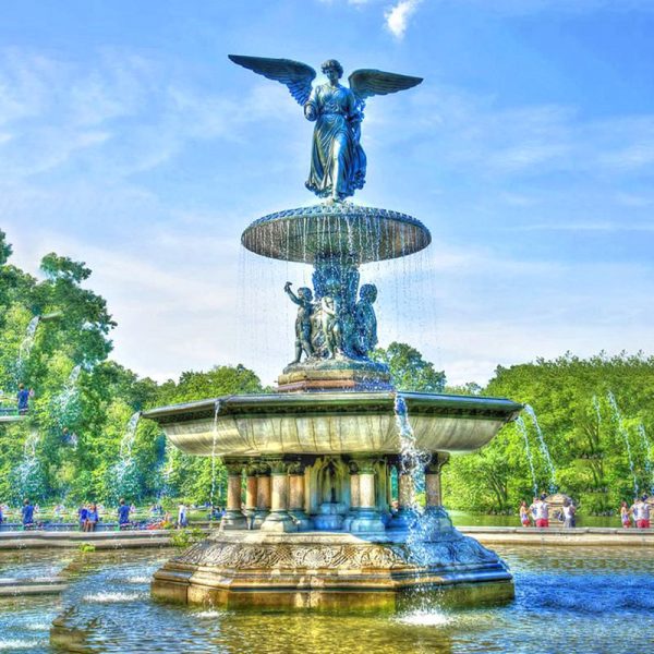bronze angel Bethesda Terrace Fountain
