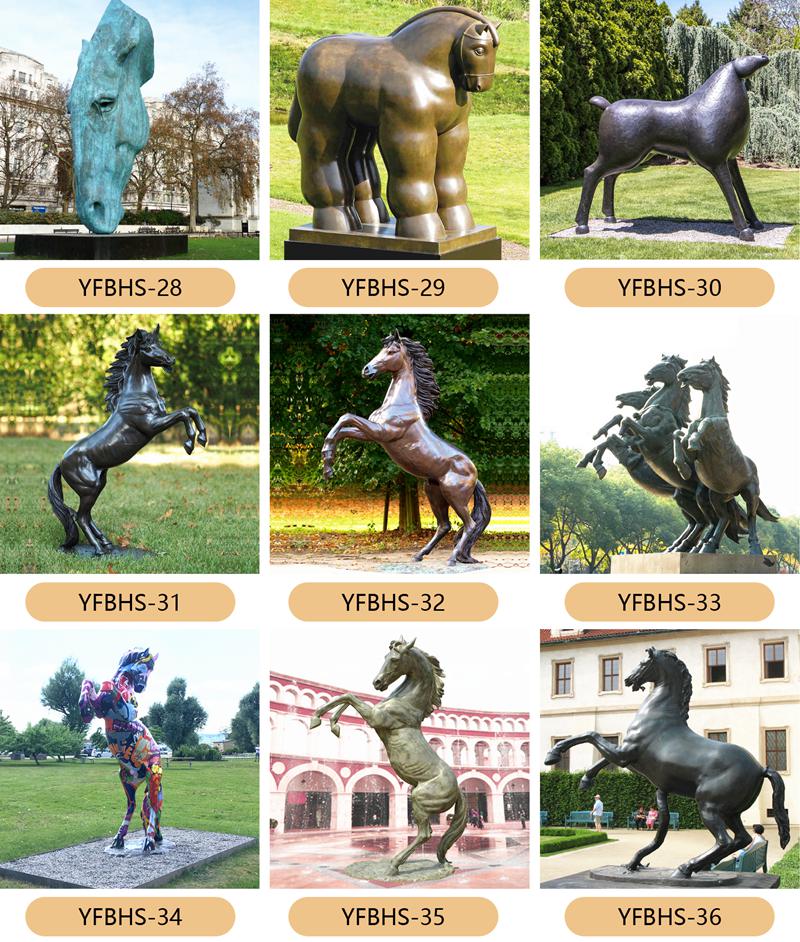 bronze horse statue