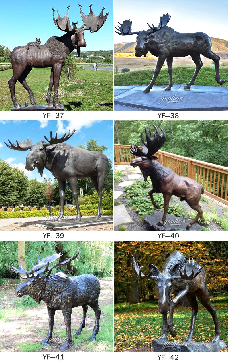 casting bronze moose statue