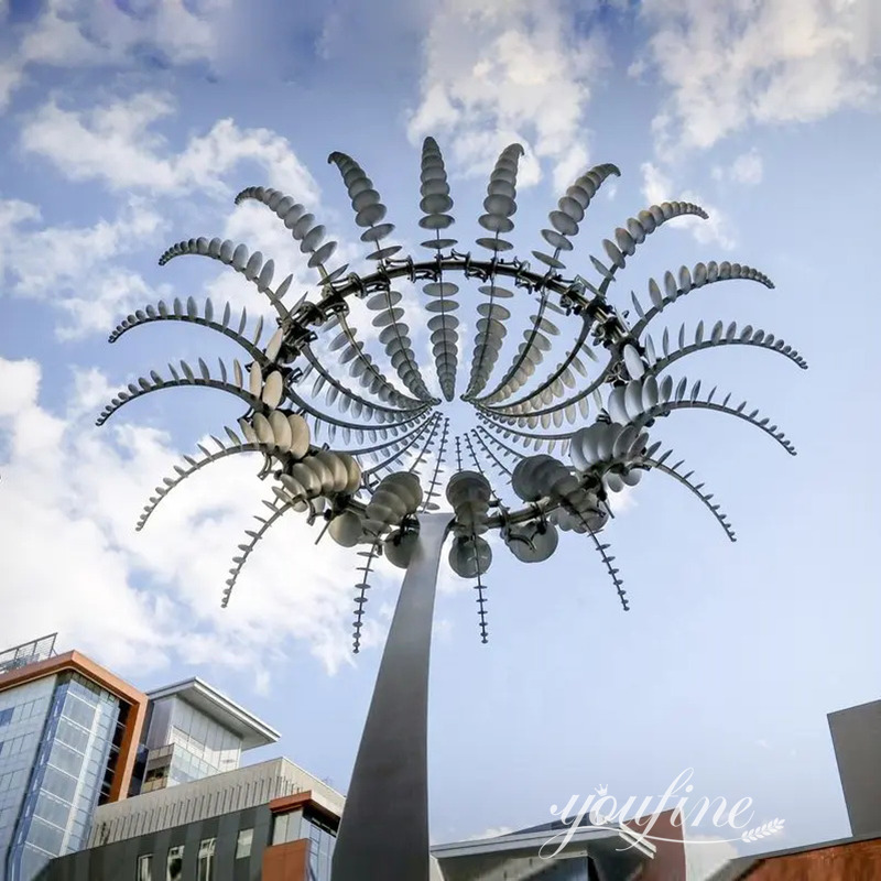kinetic wind sculpture details