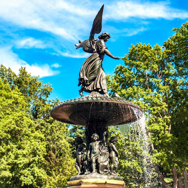 Bethesda Fountain in Central Park in New York