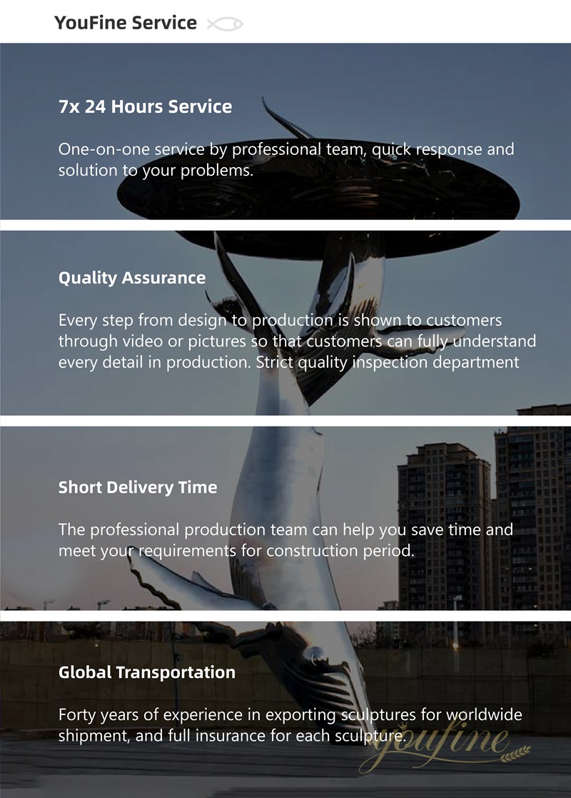 modern metal sea animals for sale from youfine