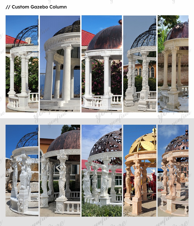 youfine marble gazebo for sale