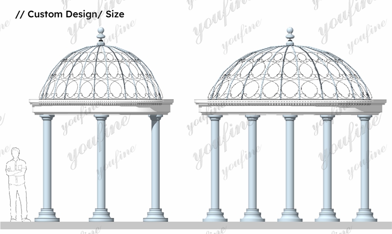 youfine marble gazebo for sale