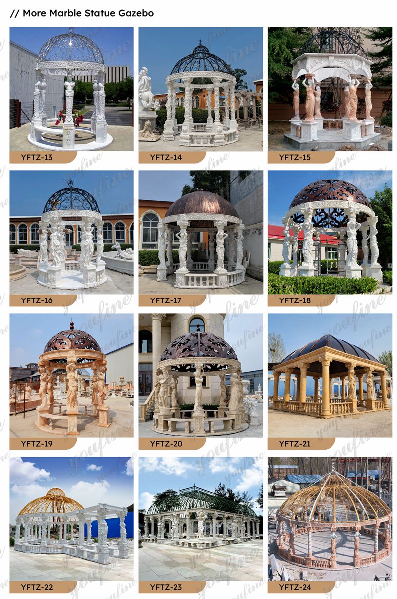 youfine marble gazebo for sale