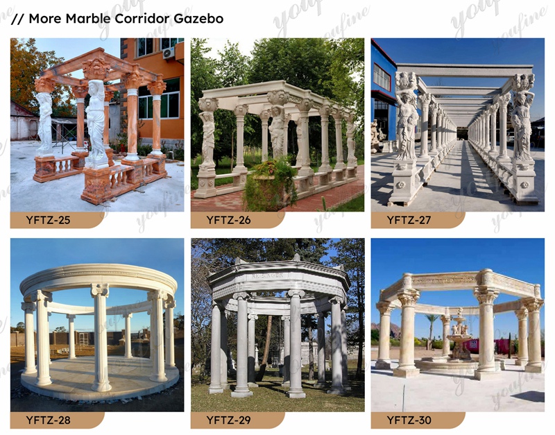 youfine marble gazebo for sale