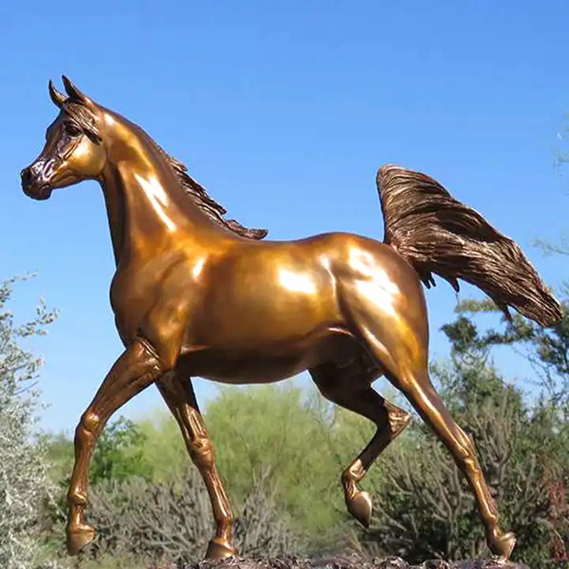 Bronze Arabian Horse