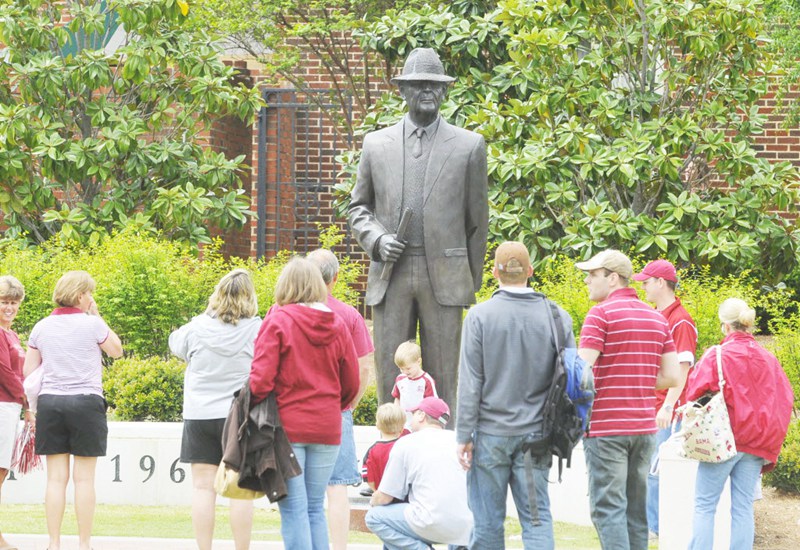 Bronze Football Statue