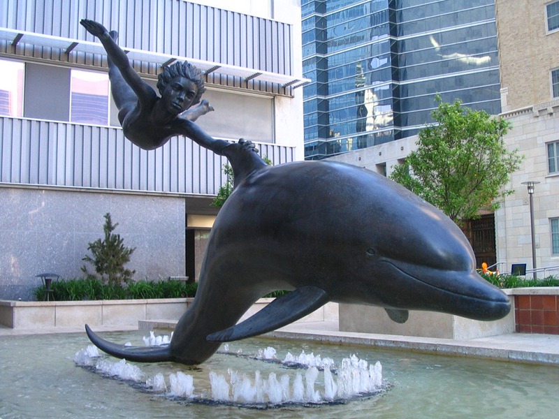 Bronze boy Statue