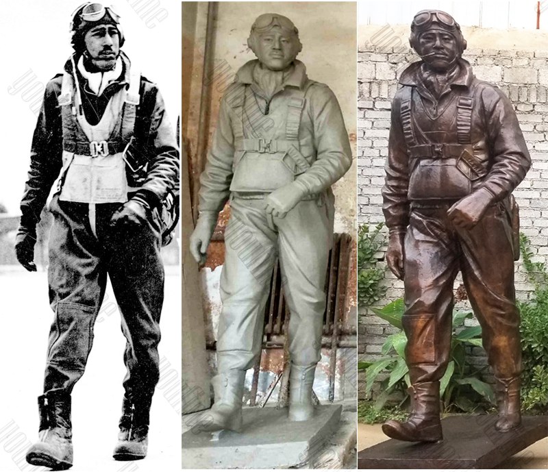 Bronze military memorials