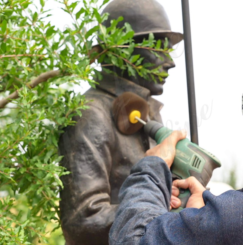 Caring for Bronze figure Statue