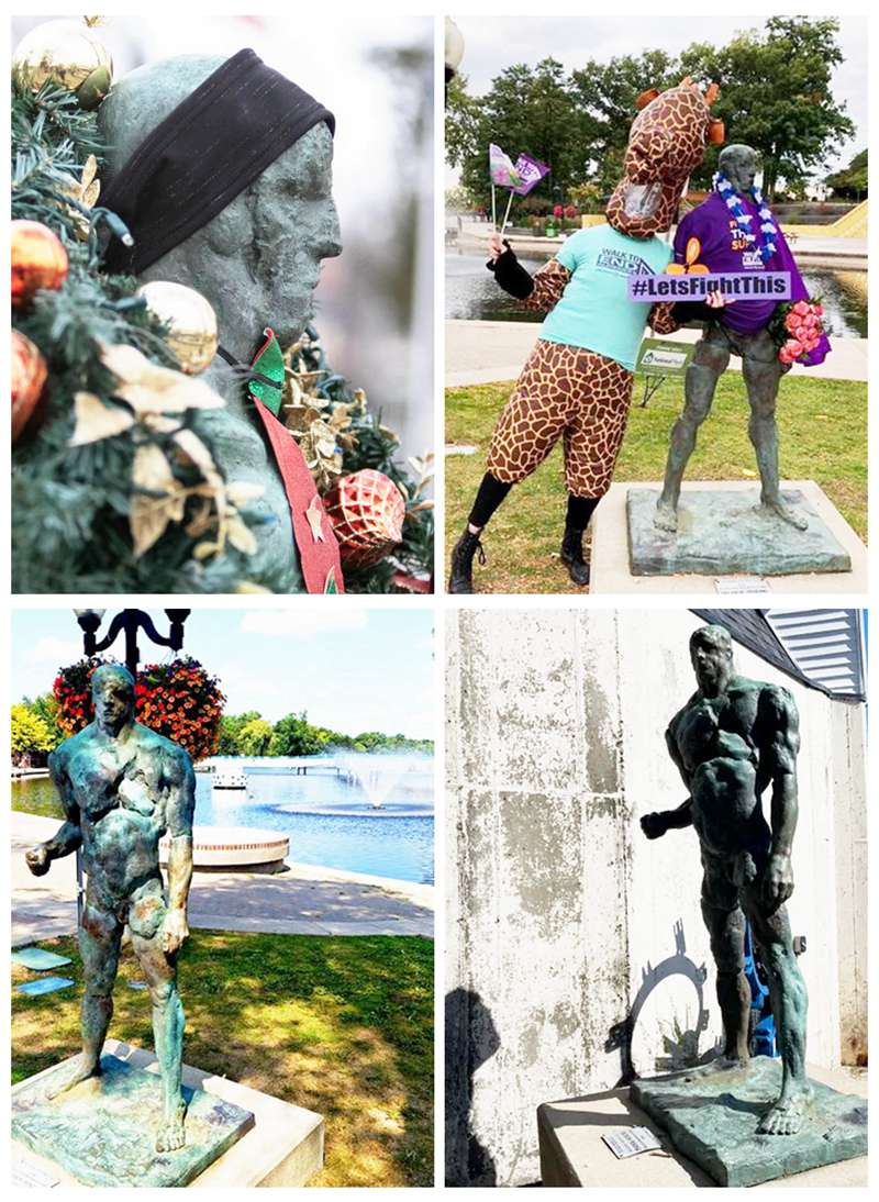 Decision Pending Abstract Figure statue