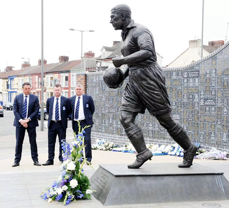 Dixie Dean Everton's Greatest Goal Machine statue