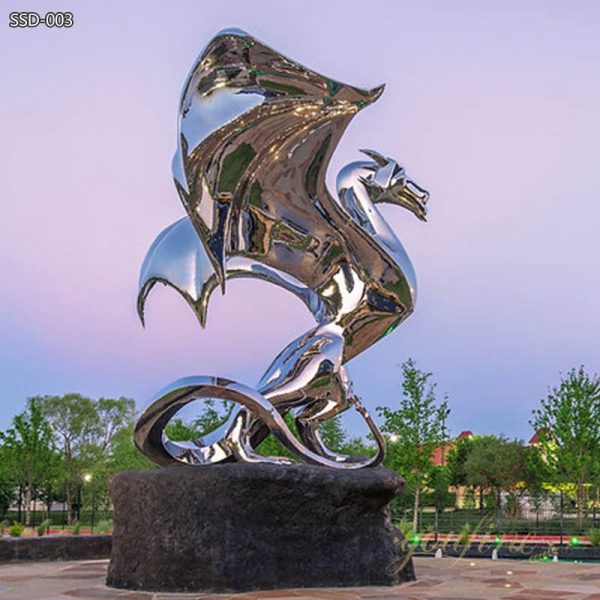 Fury Large Metal Dragon Sculpture Outdoor Garden for Sale