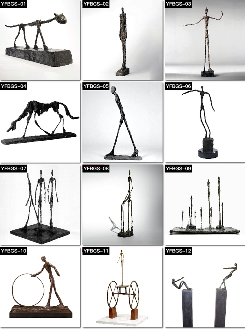 Giacometti bronze statue