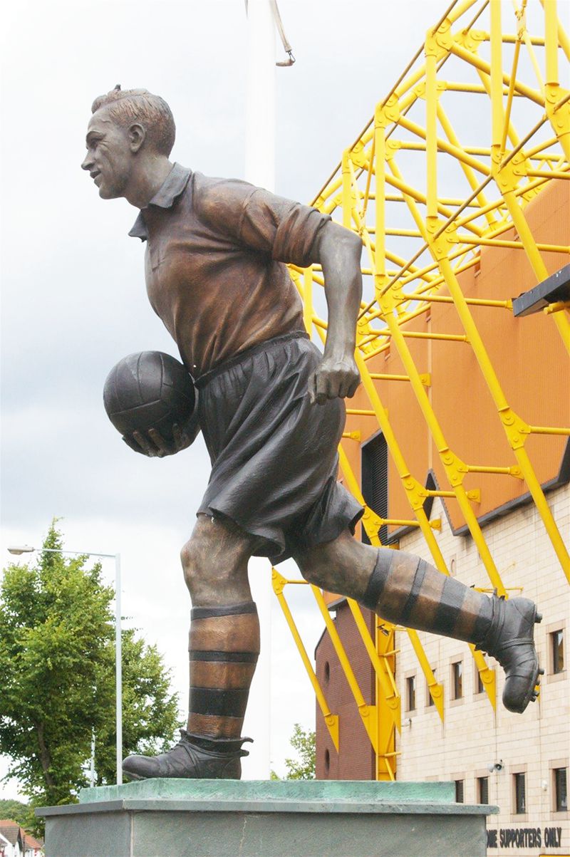 Sir Billy Wright of Wolverhampton Wanderers