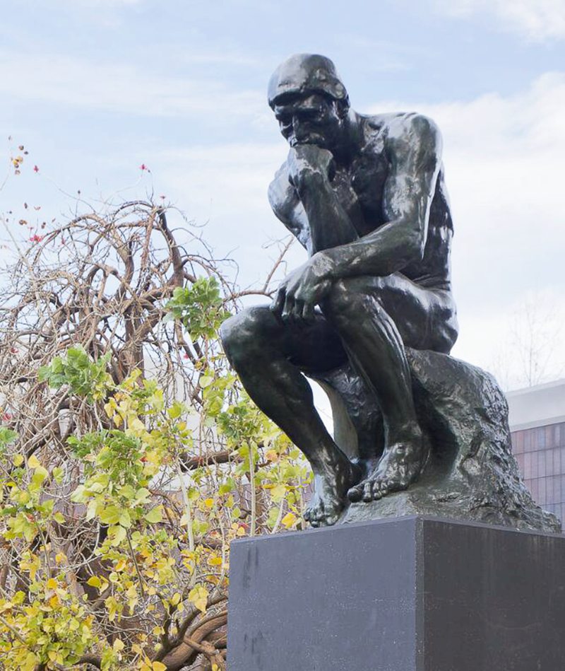 The Thinker bronze sculpture