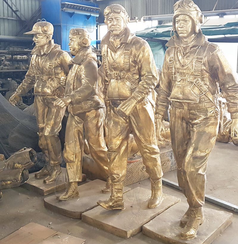 Tuskegee Airmen military bronze Memorial