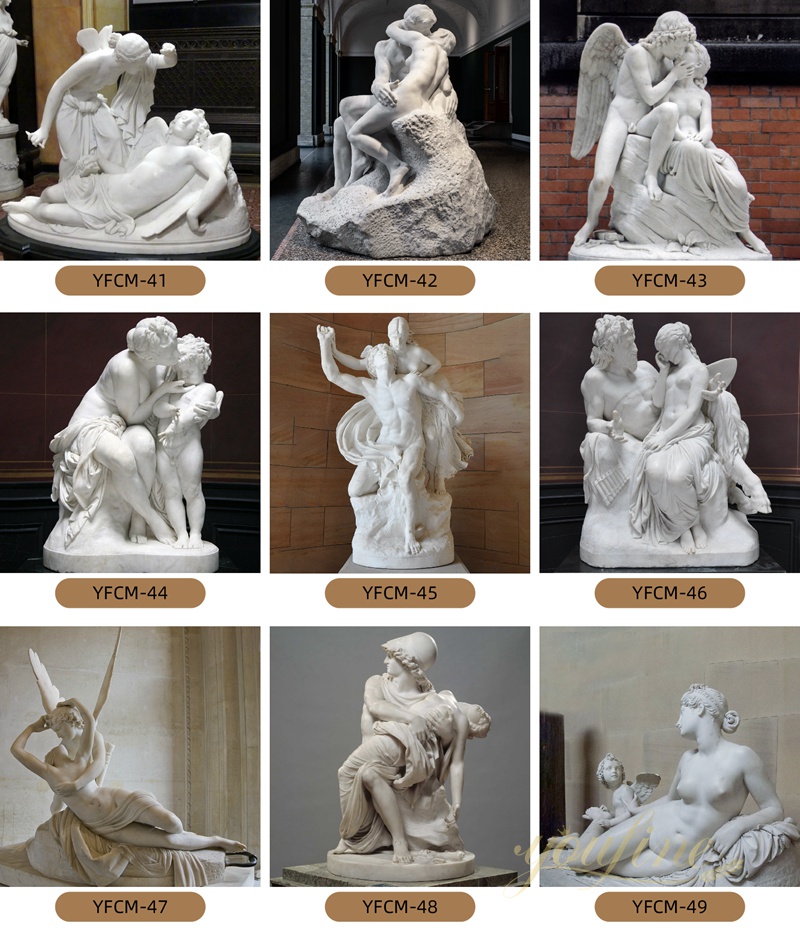 youfine famous marble statue replica for sale