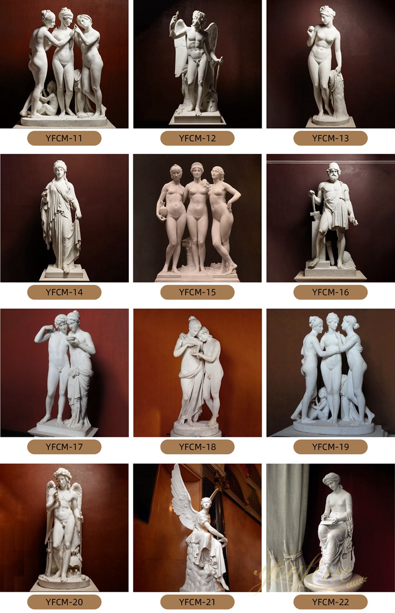 youfine famous marble statue replica for sale