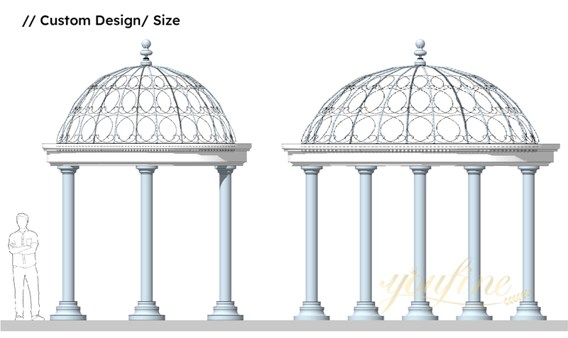 youfine marble gazebo factory supplier