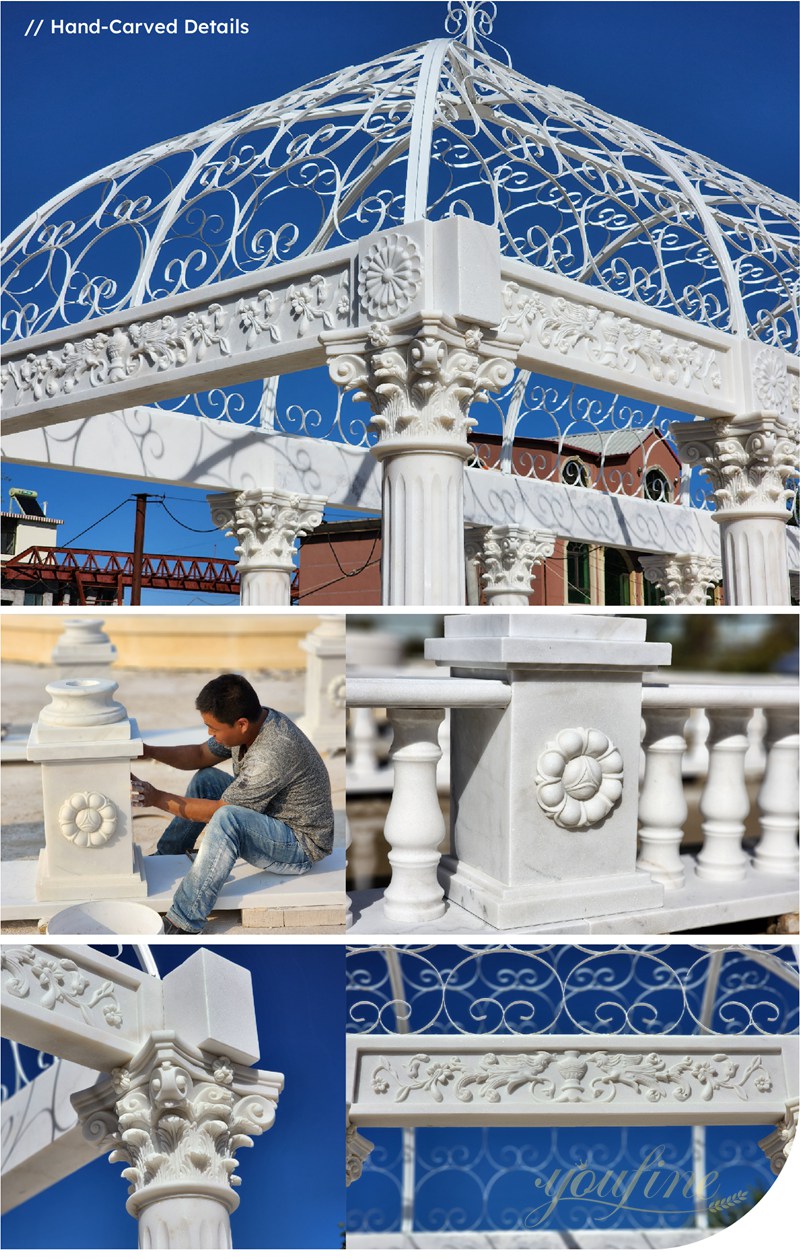 youfine marble gazebo factory supplier