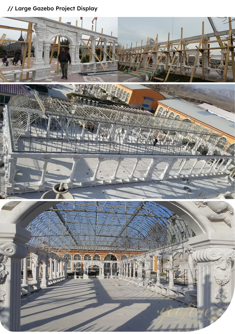 youfine marble gazebo factory supplier