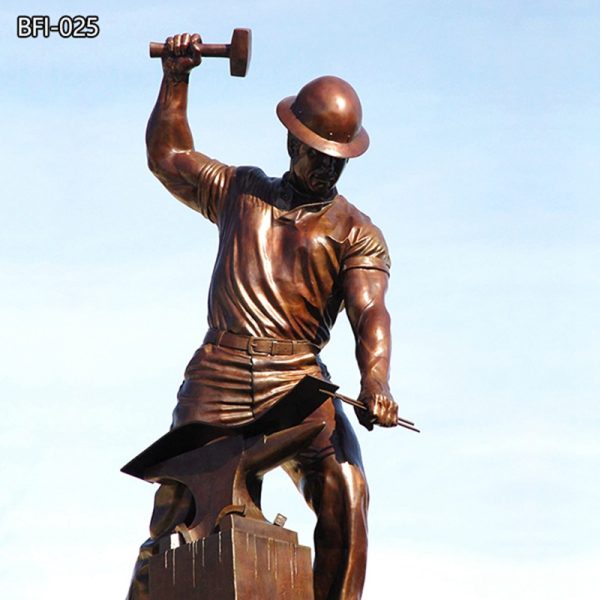 Bronze Boilermaker Sculpture