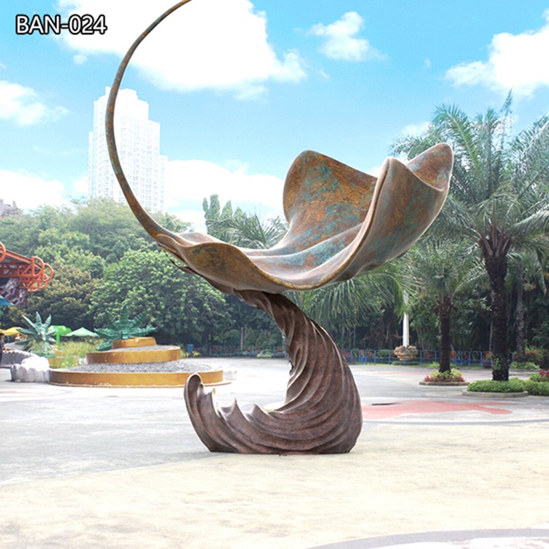 Bronze Large Stingray Animal Statue Seaside Art Factory Supplier