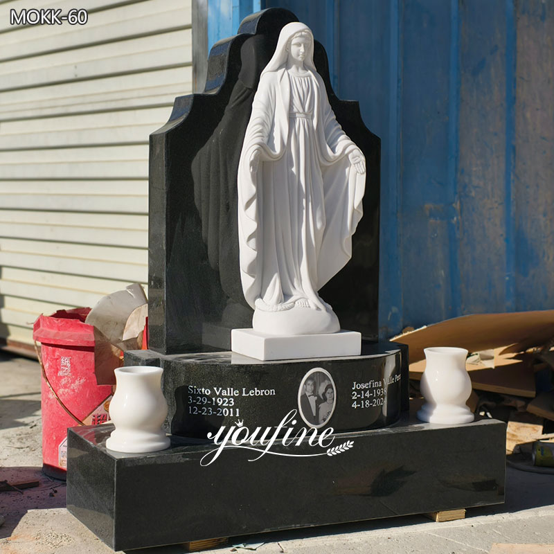 Catholic Mary Statues Headstone for sale