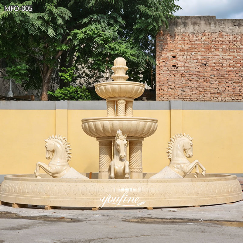 Circular Driveway Water Fountain in factory