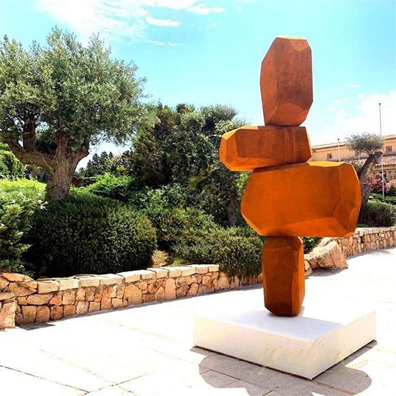 Corten Steel Rock Sculptures