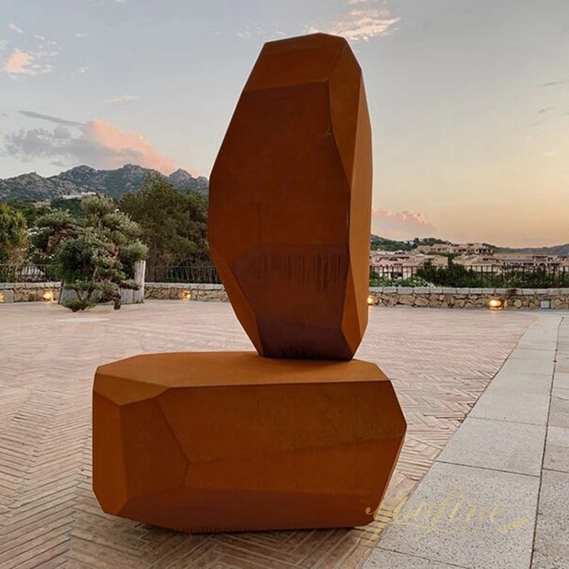Corten Steel Rock Sculptures