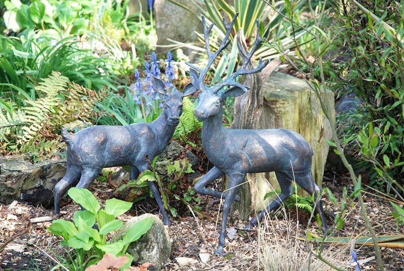 Fallow Deer Family Sculpture