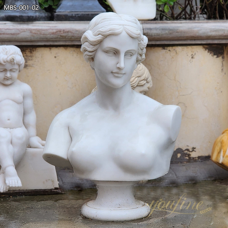 Marble Diana the Huntress Bust