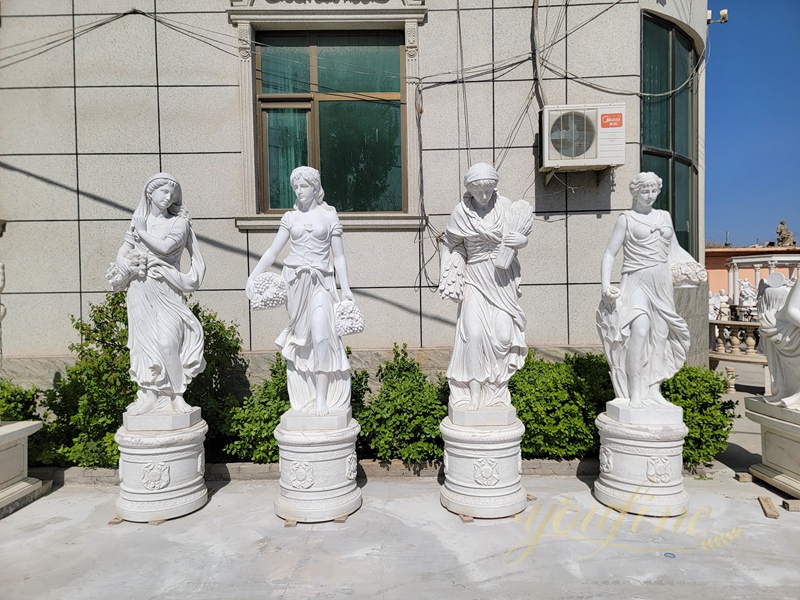 Marble Four Season Statues for the Garden