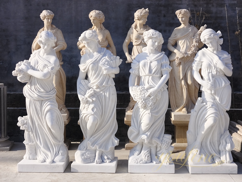 Marble Four Season Statues for the Garden