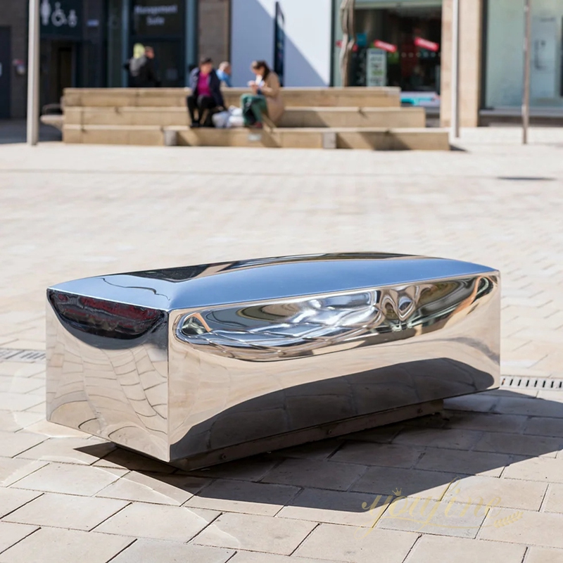 Stainless Steel Boulder Benches