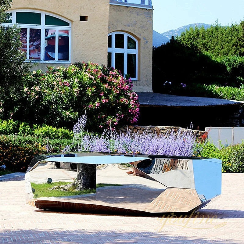 Stainless Steel Boulder Benches