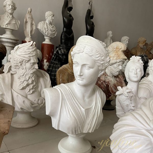 Versailles Marble Diana the Huntress Bust for Sale MBS-001