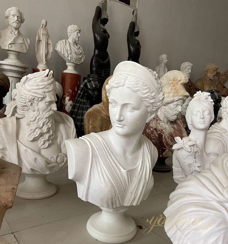 Versailles Marble Diana the Huntress Bust for Sale MBS-001