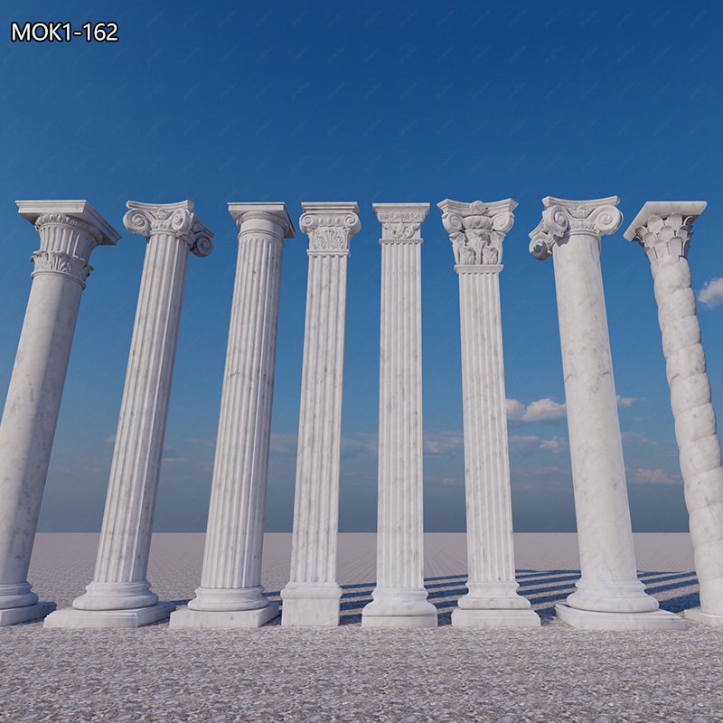 Wholesale Greek White Marble Column from Supplier MOK1-162